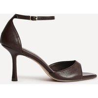 Linzi Women's Wanted Brown Faux Leather Pointed Toe Heels | Size: 6-Standard Fit