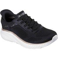 Skechers Women's BOBS Sport Squad Chaos Shoe in Black | Size: 3