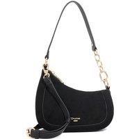 Dune London Women's 'Direction' Suede Shoulder Bag in Black