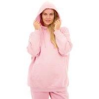 Smart Living Women's Cozy Soft & Comfortable Over Sized Polycotton Zip-Up Hoodie in Pink | Size: XS