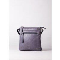 Lakeland Leather Women's 'Harstone' Large Leather Cross Body Bag in Blue