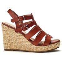 Moda In Pelle Women's 'Keelie' Porvair Wedges in Tan | Size: 5