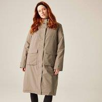Regatta Women's 'Yarli' Waterproof Longline Jacket in Beige | Size: 16