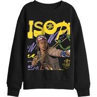 One Piece Usopp The Sniper Kids Sweatshirt, Black | Size: 9-11 Years