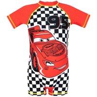 Disney Boy's Cars Surfsuit in Orange | Size: 18-24 m