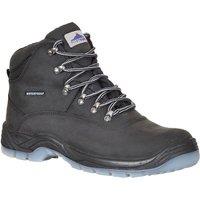 Portwest Men's Steelite Leather Safety Boots in Black | Size: 9