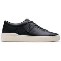 Clarks Men's Craft Swift Black Leather Trainers, Lace Up | Size: 10.5-Standard Fit