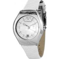 Chronotech Men's CT7694M-02 43mm Quartz Watch in White