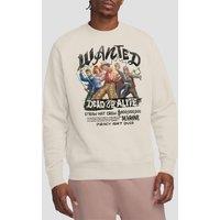 One Piece Straw Hat Crew Dead Or Alive Sweatshirt, Natural in Beige | Size: XL