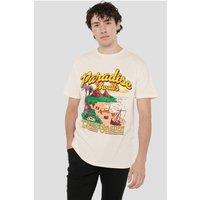 One Piece Paradise Awaits Little Garden T-Shirt, Natural in Beige | Size: Small