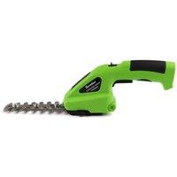 Groundlevel Hand Held Cordless Hedge Trimmer in Green