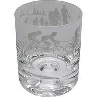 Milford Collection Animo Whisky Lovers Tumbler Glass Cycling in Clear