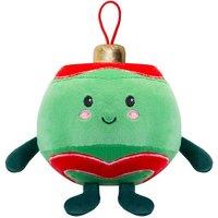VFM e-Store Christmas Green Bauble Soft Toy Plush Gift 16cm x 12cm Multicolour X 1 | Size: 16 cm x 12 cm
