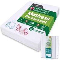 GAVENO CAVAILIA Encasement Mattress Protector in White | Size: Single