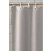 Catherine Lansfield 'Timeless Stripe' Shower Curtain in Natural | Size: 180 cm width x 180 cm drop