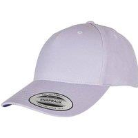 Yupoong Flexfit 5 Panel Snapback Cap in Pale Lilac