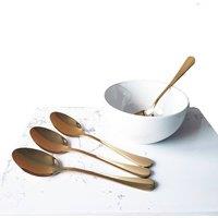 Glim & Glam Dinner Spoon Gold Stainless Steel 6pcs