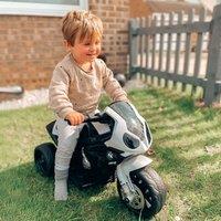 HOMCOM Electric Kids Ride on motorcycle, BMW Licensed in Black