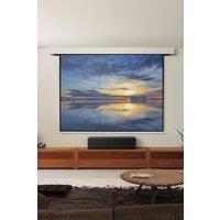 Living and Home 60" Manual Wall/Ceiling Mounted Projector Screen in White