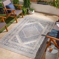 Livabliss In- & Outdoor Global Anwara Area Rug in Navy | Size: 200 cm x 275 cm