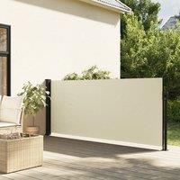 Berkfield Home Retractable Side Awning Cream 100x500 cm