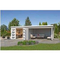 Lasita Maja Ltd New Orleans-Log Cabin, Garden Room, Home Office - L730xW359.1xH222.3cm in Natural