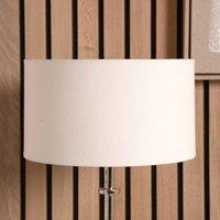 Ruma White Cylinder Cotton Lamp Shade for Table Lamps & Floor Lamps | Size: 18 inches