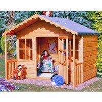 Shires Pixie Playhouse Kid's Wendy House in Brown