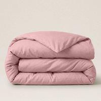 Bedable 100% Cotton Duvet Cover - Percale Cooling Sheets in Pink | Size: Double