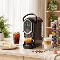 HOMCOM 19 Bar Pod Coffee Machine for Nespresso & Dolce Gusto Capsule in Black