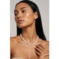MUCHV Women's 18k Gold Baroque Pearl Choker/Necklace