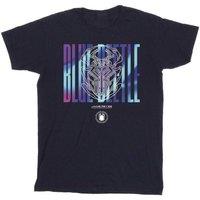 Blue Beetle Boy's Cotton T-Shirt in Navy | Size: 7-8 Years
