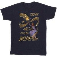 Wish Boy's There Is Always Hope Cotton T-Shirt in Navy | Size: 5-6 Years