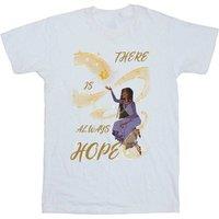 Wish Boy's There Is Always Hope Cotton T-Shirt in White | Size: 12-13 Years