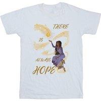 Wish Girl's There Is Always Hope Cotton T-Shirt in White | Size: 7-8 Years