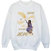 Wish Girl's There Is Always Hope Sweatshirt in White | Size: 7-8 Years