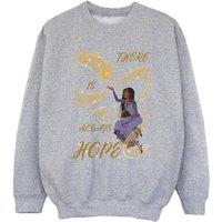 Wish Girl's There Is Always Hope Sweatshirt in Grey | Size: 7-8 Years