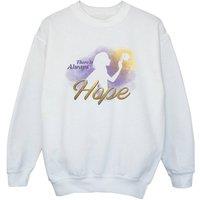 Wish Girl's There Is Always Hope Gradient Sweatshirt in White | Size: 9 Years