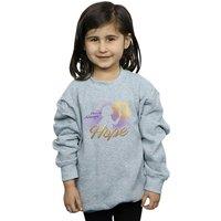 Wish Girl's There Is Always Hope Gradient Sweatshirt in Grey | Size: 5-6 Years
