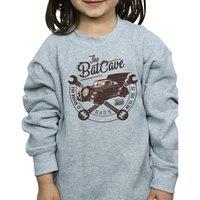 Batman Girl's The Batcave Car Sweatshirt in Grey | Size: 5-6 Years