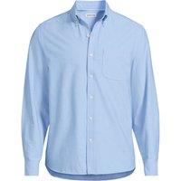 Lands' End Men's Sail Rigger Oxford Shirt in Blue | Size: Small