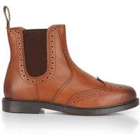 CATESBY ENGLAND Men's Boston Premium Leather Chelsea Boots in Tan | Size: 9