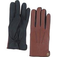 GABICCI Men's '535' Soft Lambskin Real Leather Fleece Lining Gloves in Tan | Size: S/M