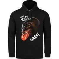 Amplified Men's Grrr The Rolling Stones Hoodie in Black | Size: 3XL