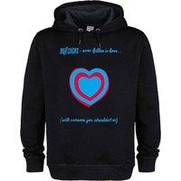 Amplified Men's Buzzcocks Fallen In Love Hoodie in Black | Size: 2XL