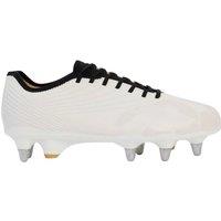 Canterbury Men's Stampede Groundbreak Pro Soft Ground Rugby Boots in White | Size: 10