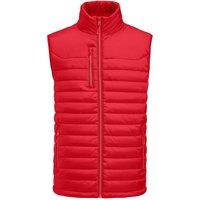 James Harvest Men's Meadows Gilet in Red | Size: 4XL