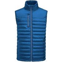 James Harvest Men's Meadows Gilet in Blue | Size: Medium