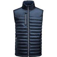 James Harvest Men's Meadows Gilet in Navy | Size: Medium