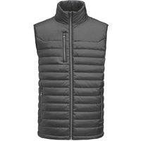 James Harvest Men's Meadows Gilet in Dark Grey | Size: 4XL